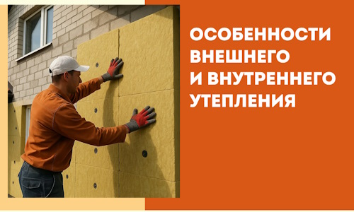 Какие особенности внешнего и внутреннего утепления в Геленджике