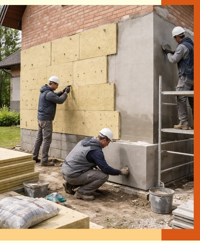 Утепление частного дома в Геленджике под ключ от 7796 руб/м2 — недорого | ТепломастерГлн