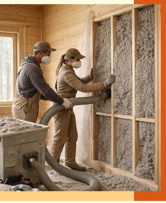 Утепление дачного дома эковатой в Геленджике от 1507 руб./м2 — комплексно, ТепломастерГлн