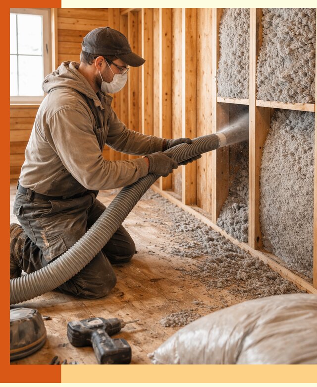 Утепление дачного дома эковатой в Геленджике — быстро и надёжно