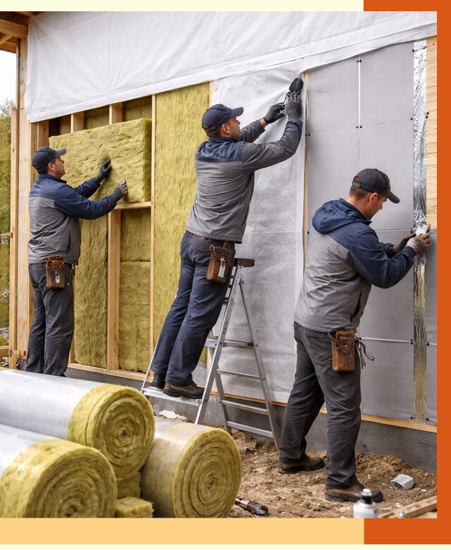 Утепление каркасного дома в Геленджике от 4365 руб./м2 — профессионально | ТепломастерГлн