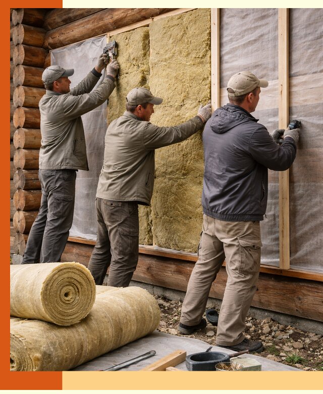 Утепление деревянного дома в Геленджике эффективными технологиями