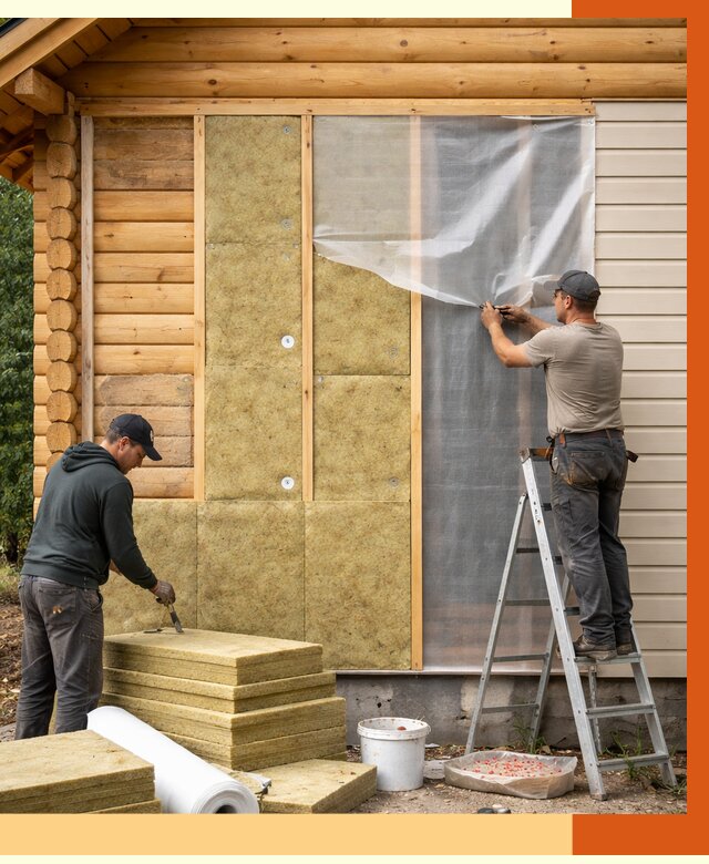 Утепление дома из бруса в Геленджике от 3898 руб./м2 — работы под ключ | ТепломастерГлн