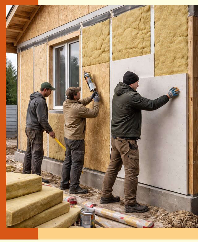 Профессиональное утепление дома из SIP-панелей в Геленджике