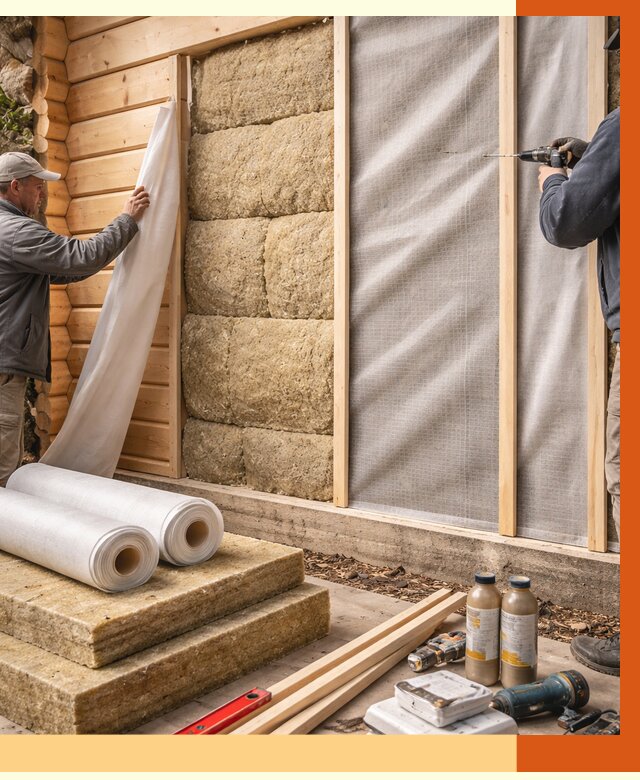 Утепление дома из минибруса в Геленджике от 4677 руб/м2 — заказать профессионально | ТепломастерГлн