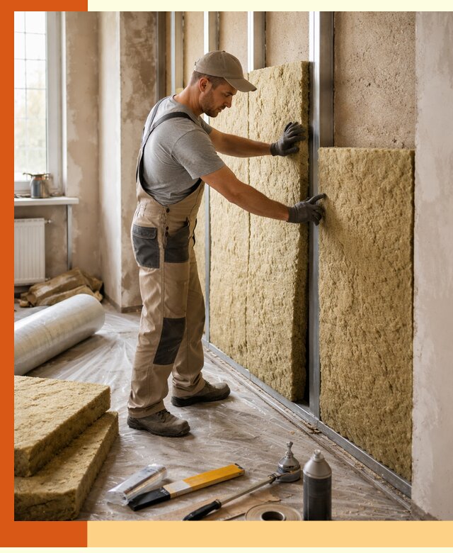 Утепление квартиры в Геленджике — комплексная теплоизоляция стен и полов