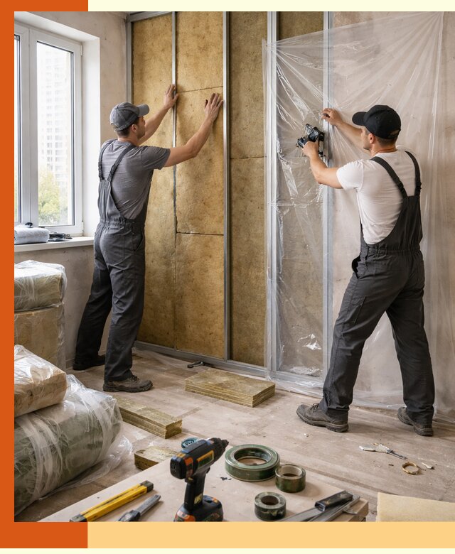 Утепление квартиры изнутри профессионально в Геленджике