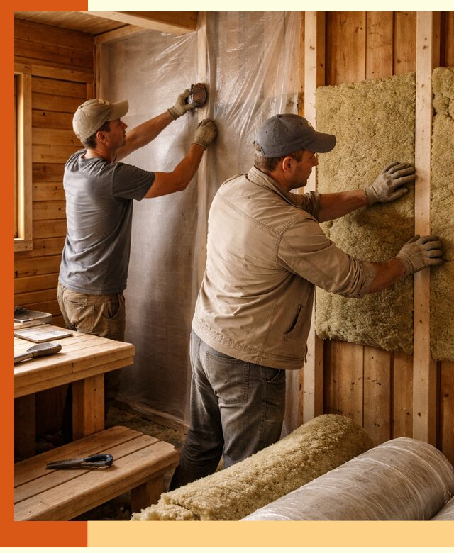 Утепление бани изнутри в Геленджике качественно и недорого