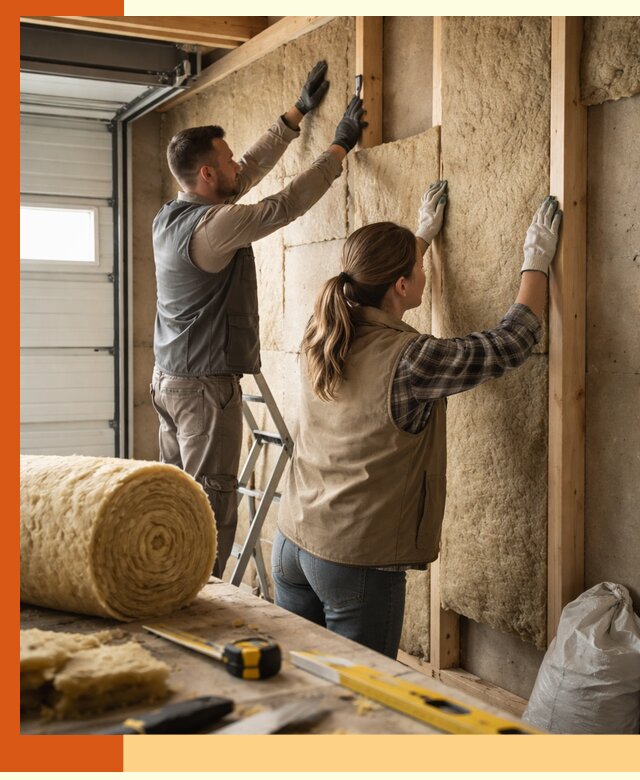 Утепление гаража изнутри в Геленджике: быстро и надежно