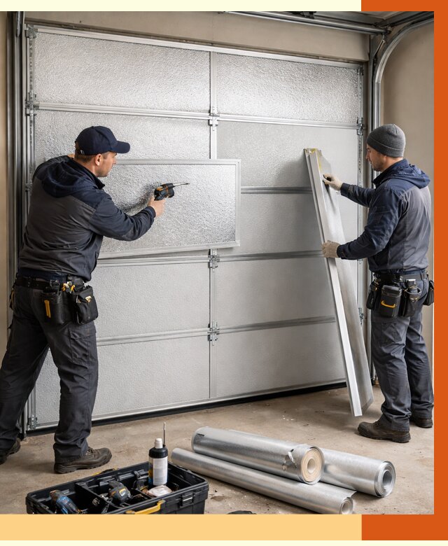 Утепление гаражных ворот в Геленджике от 8159 руб/м2 — надежно и быстро | ТепломастерГлн