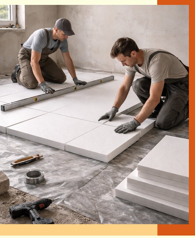 Утепление бетонного пола в Геленджике от 2599 руб/м2 — монтаж и цена | ТепломастерГлн