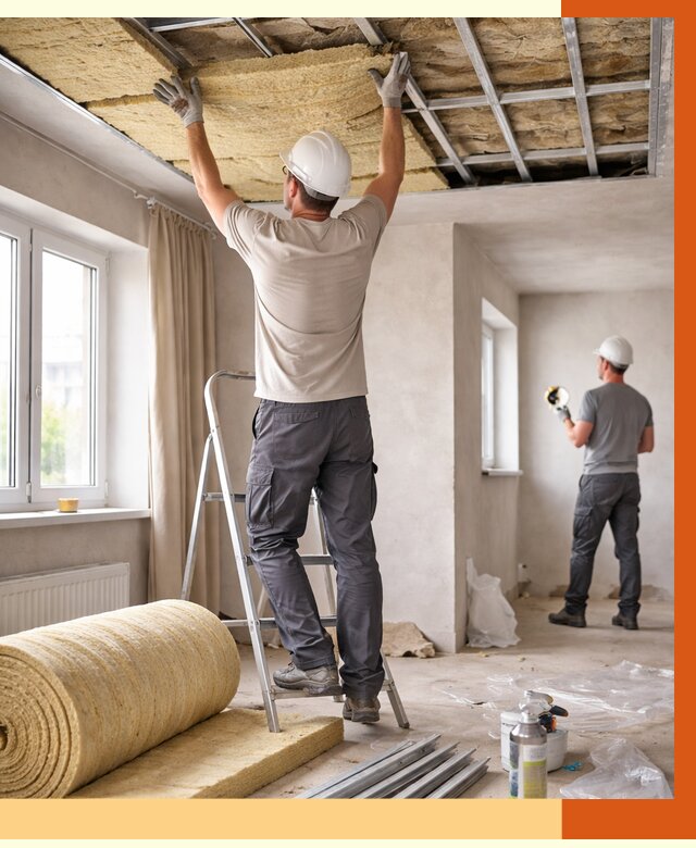 Утепление потолка в частном доме в Геленджике от 987 руб./м² — работы под ключ | ТепломастерГлн