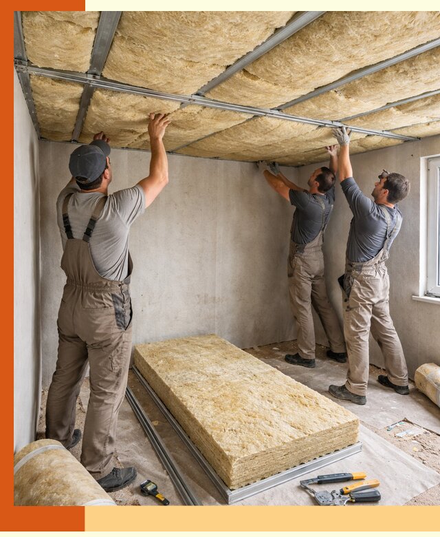 Утепление потолка в Геленджике — тепло и без сквозняков