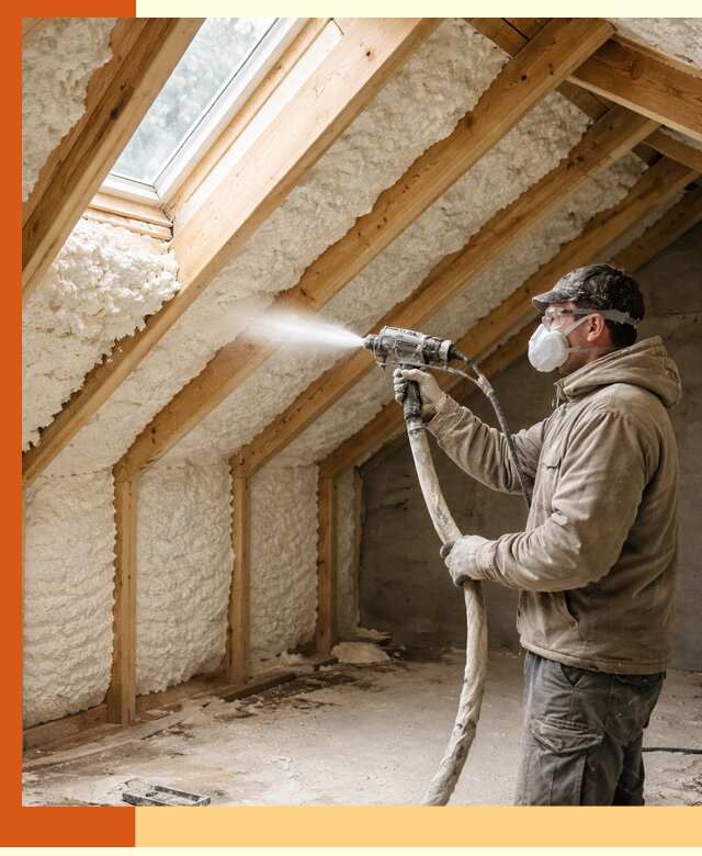 Утепление мансарды ППУ в Геленджике быстро и надежно