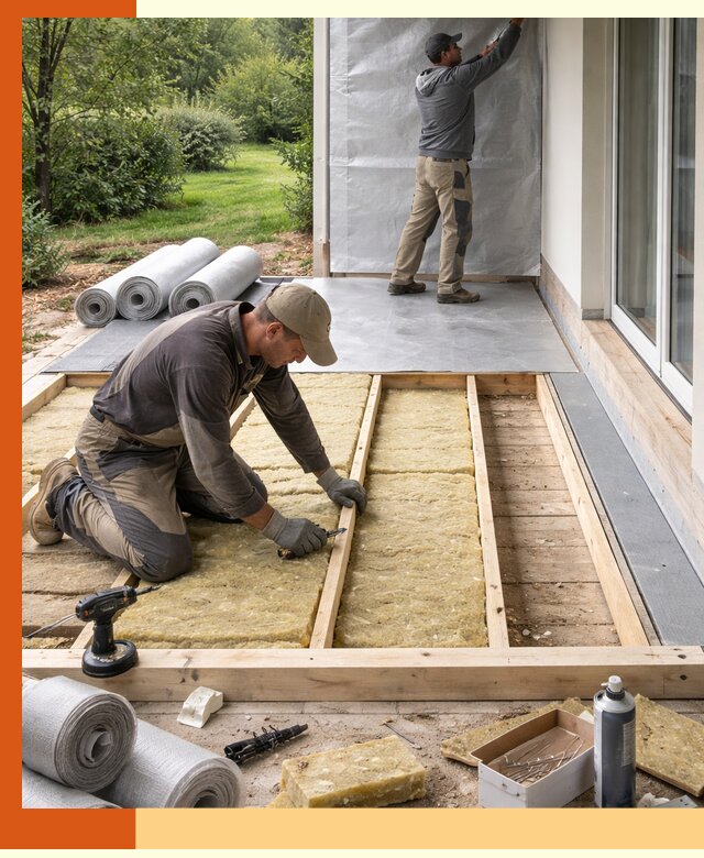 Утепление террасы в Геленджике — тепло и защита круглогодично