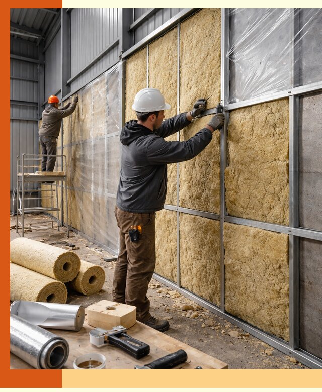 Утепление ангара в Геленджике — профессиональная теплоизоляция помещений