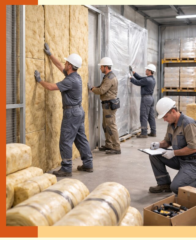 Утепление склада готовой продукции в Геленджике качественно и быстро