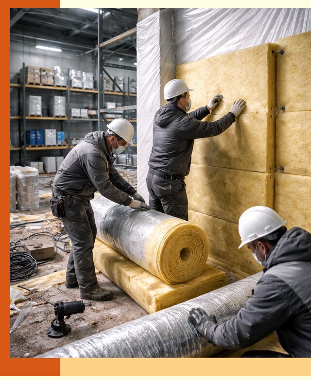 Утепление склада химсырья в Геленджике: безопасная и эффективная изоляция