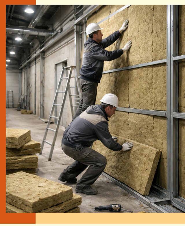 Утепление цеха под ключ в Геленджике с гарантией качества