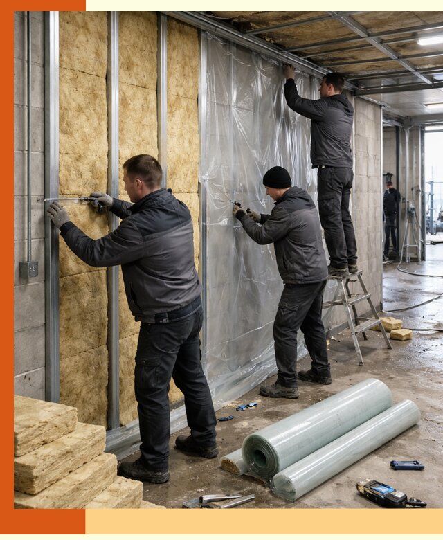 Профессиональное утепление автомойки в Геленджике для любого типа помещений