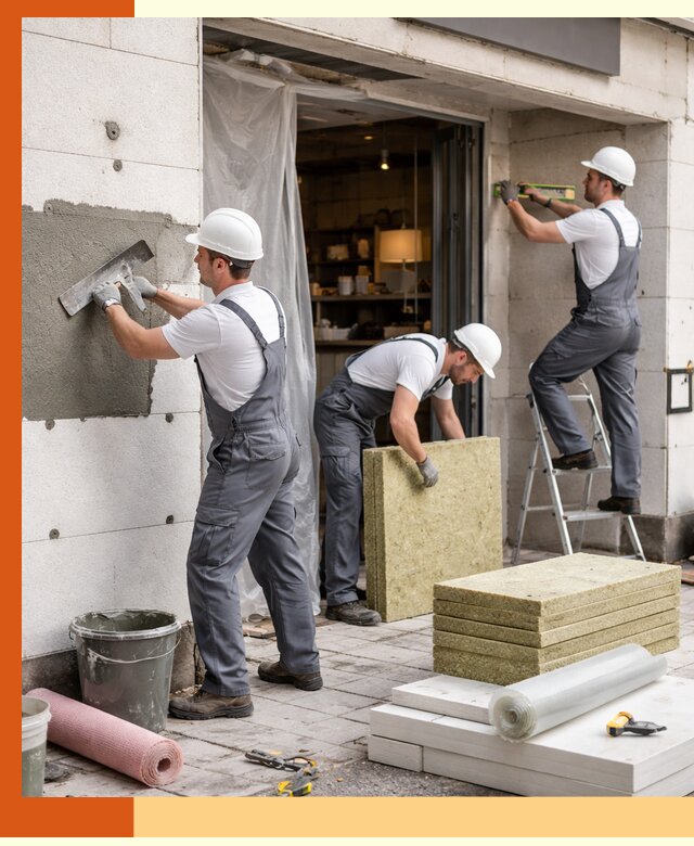 Утепление кафе в Геленджике: профессиональная теплоизоляция и монтаж