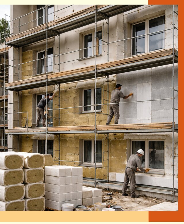 Утепление гостиницы в Геленджике от 7484 руб./м2 — комплексно, ППУ, под ключ | ТепломастерГлн