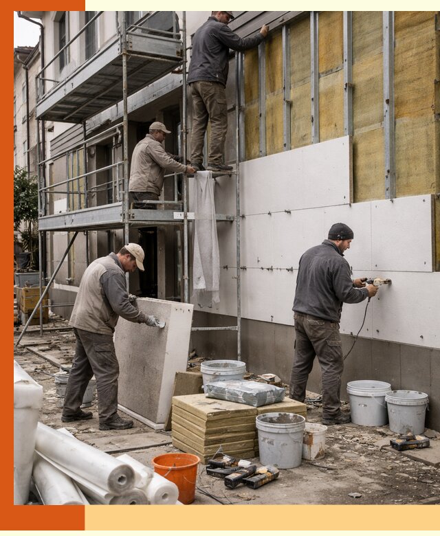 Утепление гостиницы под ключ в Геленджике с гарантией качества