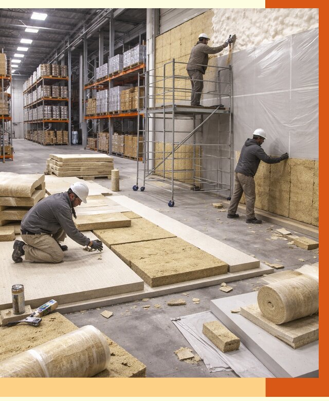 Утепление складского терминала в Геленджике от 7796 руб./м² под ключ | ТепломастерГлн