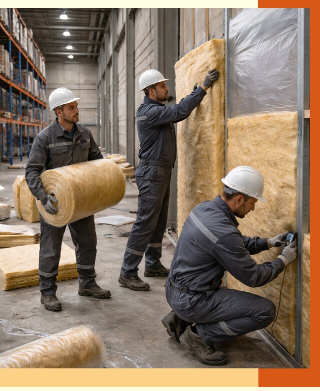 Утепление логистического центра в Геленджике от 4677 руб/м² под ключ | ТепломастерГлн