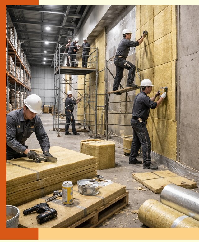 Утепление логистического центра в Геленджике качественно и экономично