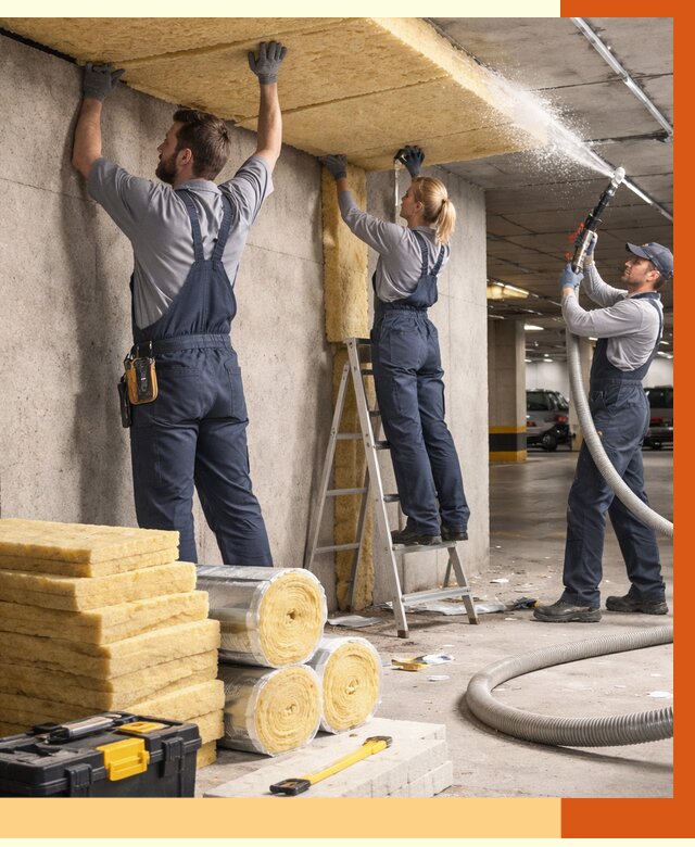 Утепление паркинга в Геленджике от 7068 руб./м2 — работы под ключ | ТепломастерГлн