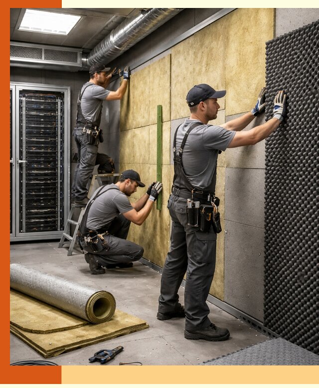 Утепление серверной комнаты профессионально в Геленджике