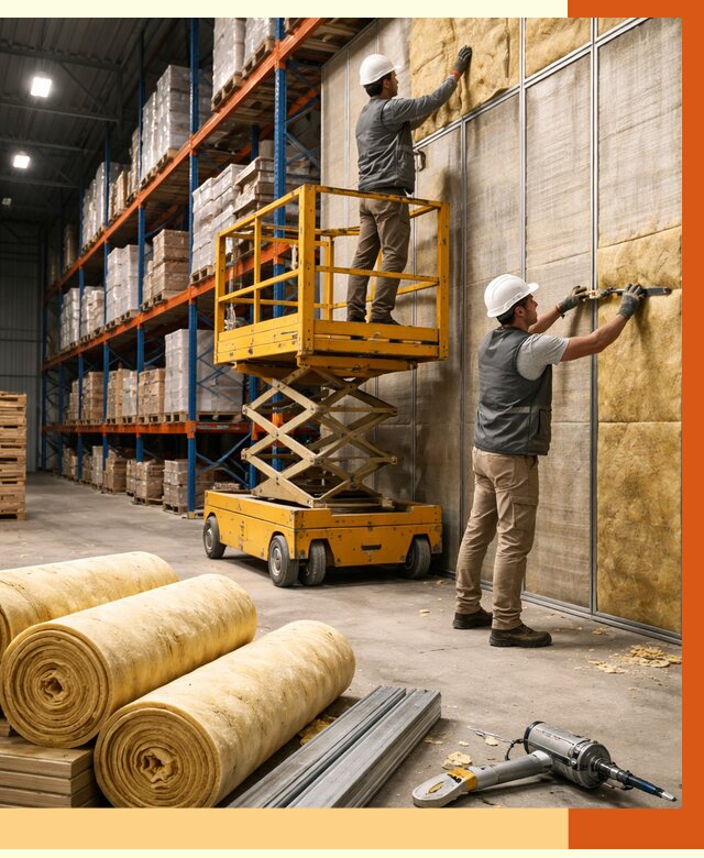 Утепление торгового склада в Геленджике от 3326 руб/м2 — комплексно и под ключ | ТепломастерГлн