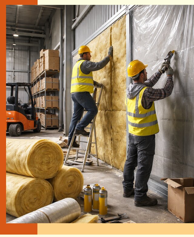 Утепление склада с техникой в Геленджике под ключ