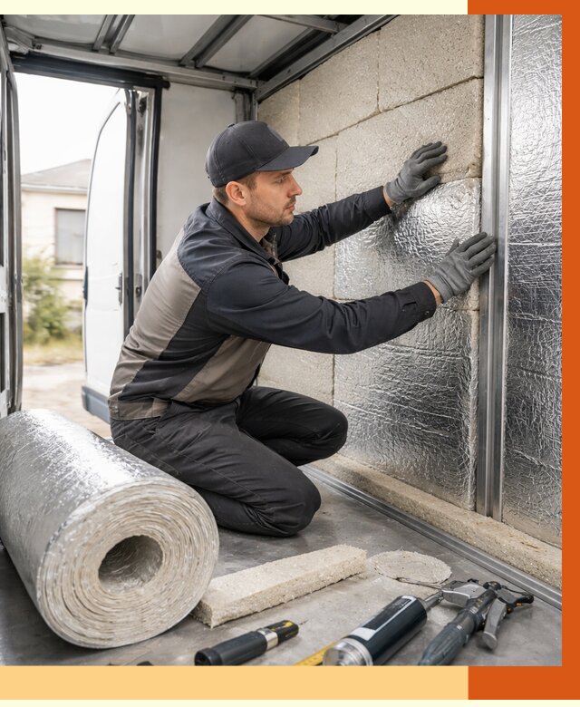 Утепление фургона рефрижератора в Геленджике от 12993 руб./м² под ключ | ТепломастерГлн