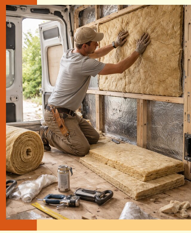 Утепление кемпера под ключ в Геленджике с гарантией качества