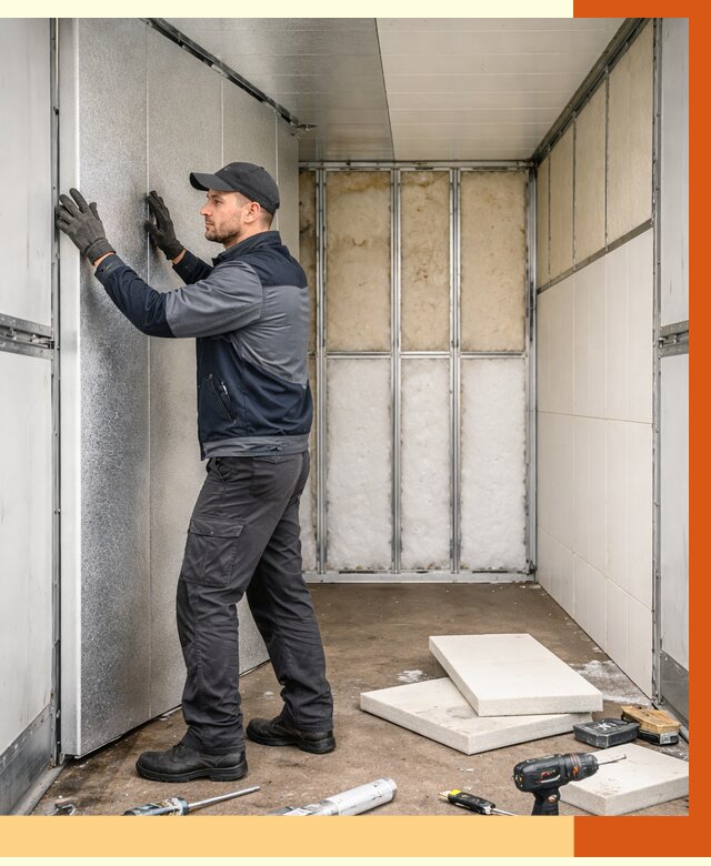 Утепление холодильного кузова в Геленджике от 14032 руб. под ключ | ТепломастерГлн