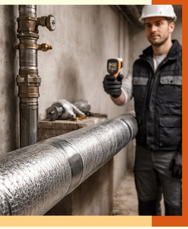 Утепление труб водоснабжения в Геленджике от 8835 руб. за м² — услуги ТепломастерГлн