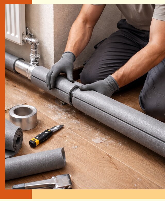 Утепление труб отопления в Геленджике: теплоизоляция и защита сети