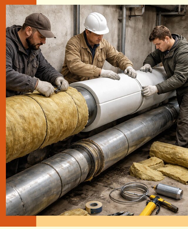 Утепление трубопровода в Геленджике с гарантией энергоэффективности