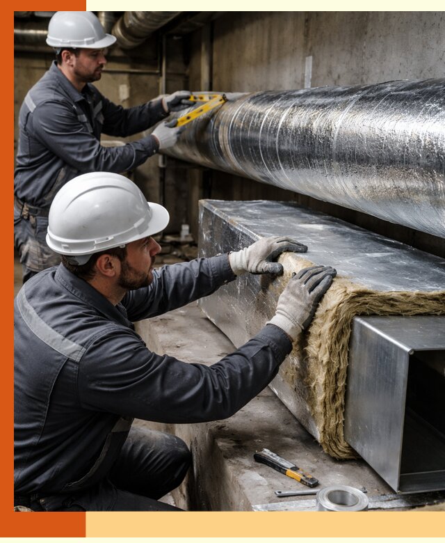 Профессиональное утепление воздуховодов и теплоизоляция в Геленджике