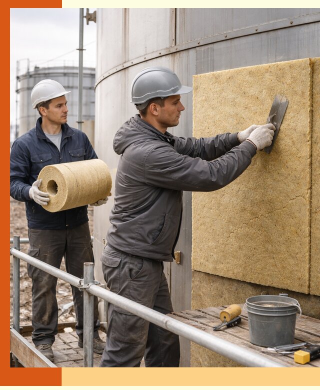 Профессиональное утепление резервуара и теплоизоляция в Геленджике