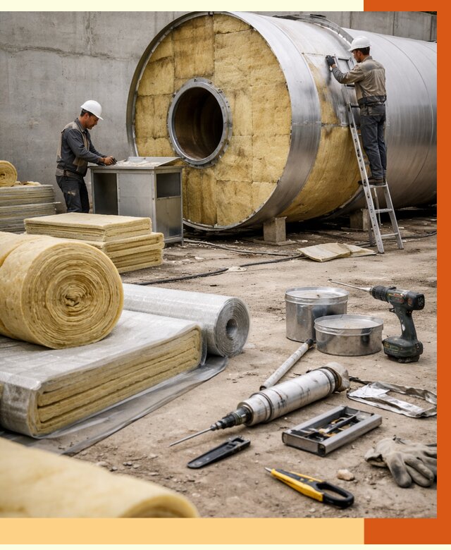 Утепление резервуара с топливом в Геленджике от 28584 руб. под ключ | ТепломастерГлн