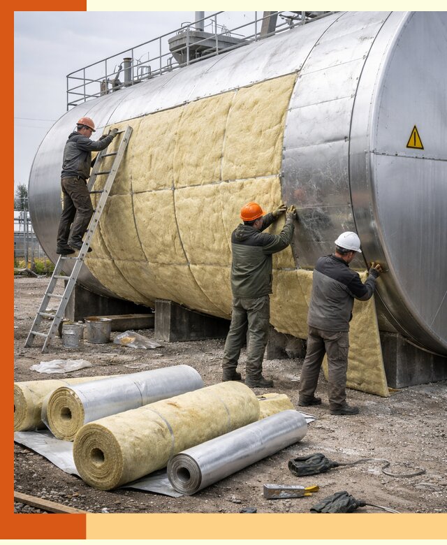 Утепление резервуаров с топливом в Геленджике надежно и экономично