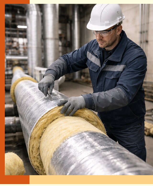 Утепление технологического оборудования и заводских установок в Геленджике