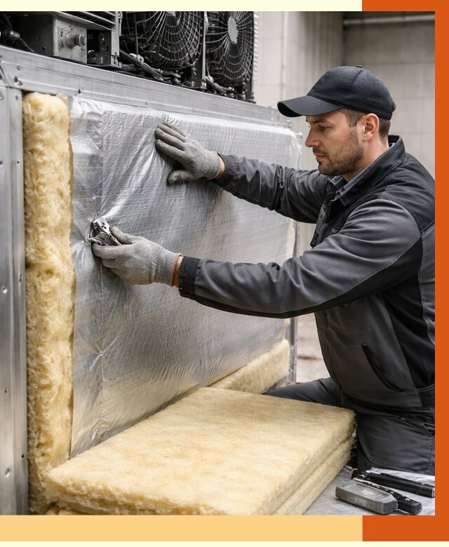 Утепление холодильного агрегата в Геленджике от 8835 руб. под ключ | ТепломастерГлн