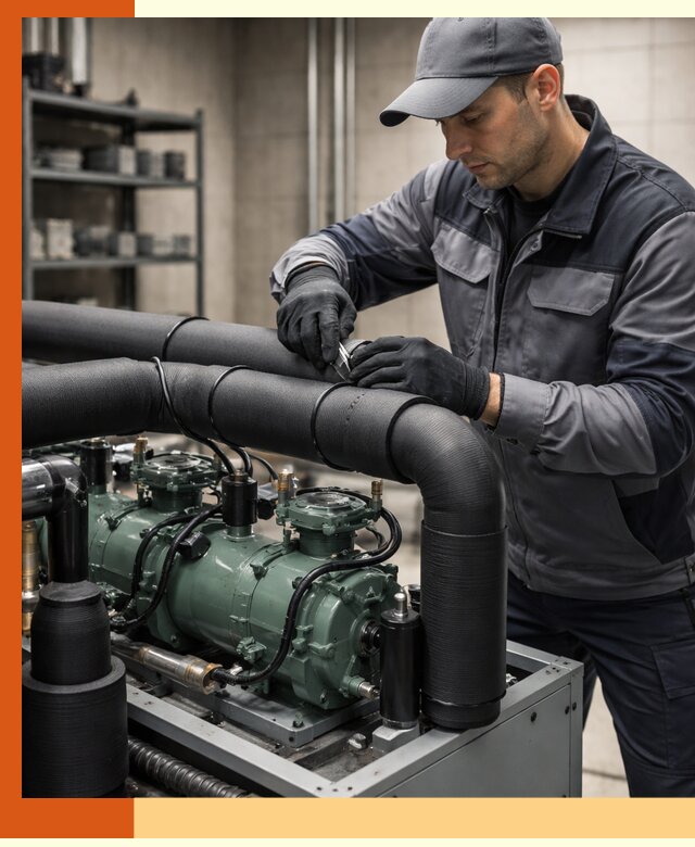 Утепление холодильного агрегата и теплоизоляция в Геленджике