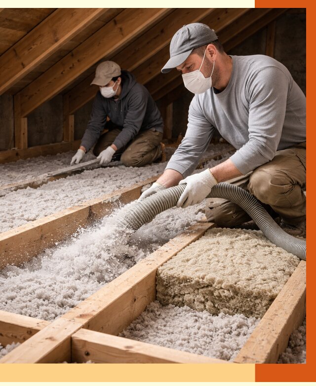 Заполнение полостей чердачного перекрытия в Геленджике от 4677 руб. | ТепломастерГлн