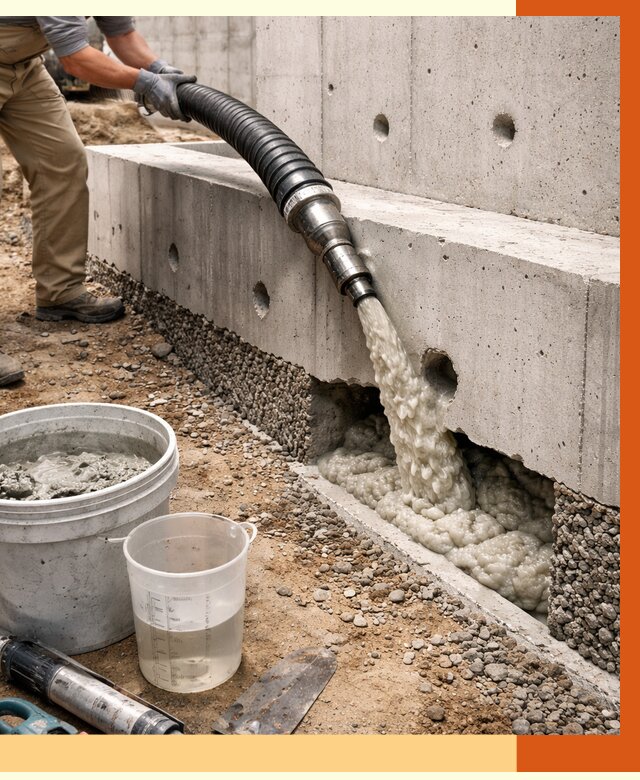 Заполнение полостей фундамента в Геленджике от 7068 руб. под ключ | ТепломастерГлн