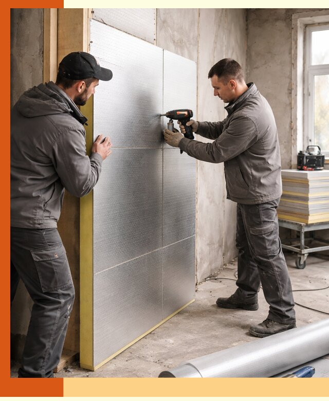 Утепление PIR панелями домов и зданий в Геленджике